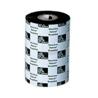 Taśma woskowo-żywiczna Zebra 3400 High-Performance Wax/Resin czarna 220mmx450m rdzeń 25mm