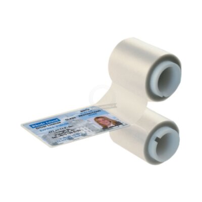 Laminat bezbarwny Zebra True Secure™ pokrywający całą kartę 0,025mm 600 wydruków