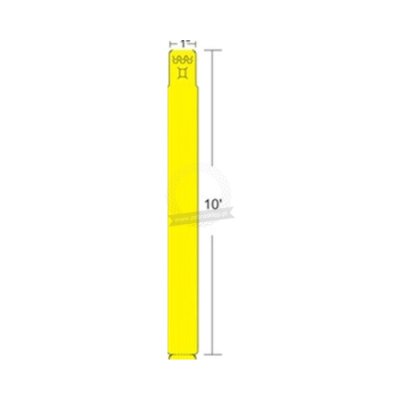 Opaski na rękę termiczne polipropylenowe w rolce Zebra Z-Band Fun Black Mark dla dorosłych powlekane zapięcie z uniwersalnym trwałym klejem z perforacją żółte 25x254mm rdzeń 25mm