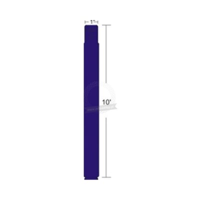 Opaski na rękę termiczne polipropylenowe w rolce Zebra Z-Band Fun Black Mark dla dorosłych powlekane zapięcie z uniwersalnym trwałym klejem z perforacją niebieski 25x254mm rdzeń 25mm