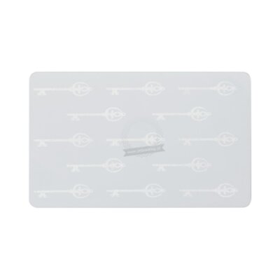 Karty plastikowe Zebra PVC Premier Plus Security kompozytowe z zabezpieczeniem (hologram z kluczem) białe 0,762mm - 500 kart