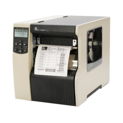 Drukarka termotransferowa 170XI4 Zebra; 300 DPI,  Serial, Parallel, USB, Ethernet INT10/100, Nawijak, Odklejak