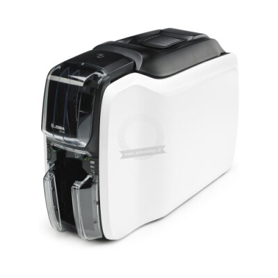 Drukarka kart plastikowych ZC100 Zebra; wydruk jednostronny, UK/EU, USB, ETHERNET, ISO HICO/LOCO MAG S/W IN