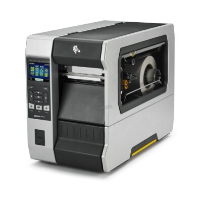 Drukarka termotransferowa ZT610 Zebra; 4", 203 dpi, Euro and UK cord, Serial, USB, Gigabit Ethernet, Bluetooth 4.0, USB Host, Tear, Color, ZPL