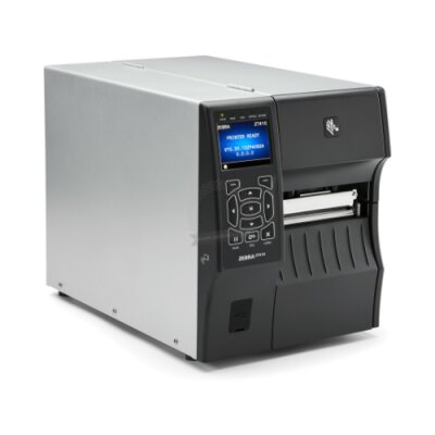 Drukarka termotransferowa ZT410 Zebra; 4", 203 dpi, Serial, USB, Bluetooth, EZPL, Ethernet