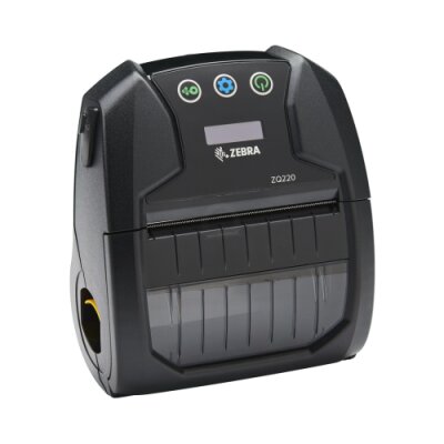 Drukarka termiczna ZQ220Z Zebra; 3 inch, Bluetooth, linerless&receipt printing, English/Latin/Cyrillic