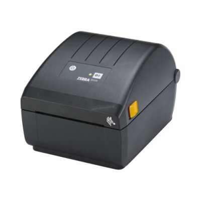 Drukarka termotransferowa ZD220 Zebra; Standard EZPL, 203 dpi, EU/UK Power Cord, USB, Odklejak