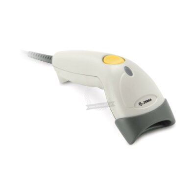 Uniwersalny skaner kodów kreskowych Zebra LS1203, USB, czarny, podstawka