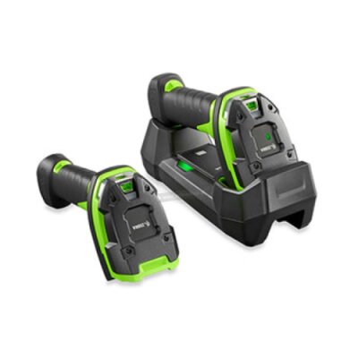 Czytnik bezprzewodowy Zebra DS3678, BT, Industrial Green, USB, podstawka prezentacyjna, DPM