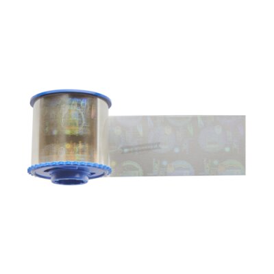 Laminat bezbarwny Zebra iSeries True Secure™ górny w wersji z tłem tapetowym - hologram Eagle 0,025mm 750 wydruków