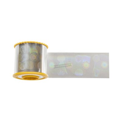 Laminat Zebra iSeries dolny w wersji z tłem tapetowym - hologram z kulą ziemską 0,025mm 750 wydruków