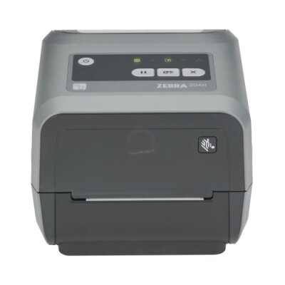 Drukarka termotransferowa kartridż Zebra  ZD421; 203 dpi, USB, USB Host, Ethernet, BTLE5, EU and UK Cords, Swiss Font, EZPL