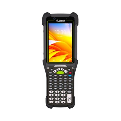 Terminal mobilny MC94 Zebra; LAN, WIFI 6E, Gun, Bluetooth, NFC, 4.3" Display, Vibrator, Android GMS, SE58 Imager, 6GB RAM / 128GB UFS, 43 Key, 7000mAh BLE Enabled Battery, Rest of World