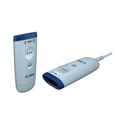 Czytnik bezprzewodowy Zebra CS6080; Companion Scanner, Inductive, Area Imager, Healthcare, FIPS, HC White, Vibration Motor