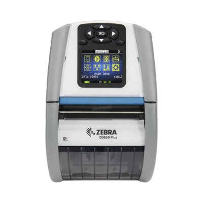 Drukarka termiczna ZQ620 Plus Zebra; 3"/72mm Healthcare; English fonts, Dual 802.11AC / BT4.x, Linered platen, 0.75" core, Group E, Belt clip