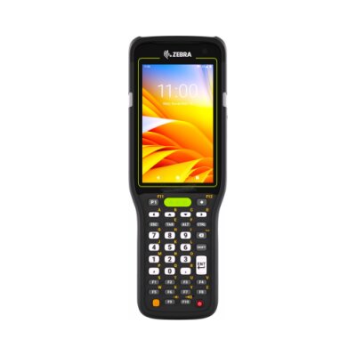 Terminal mobilny MC3450 Zebra; WAN - Data Only, 5G / LTE, GPS, LAN, WIFI 6E, One Nano SIM, One eSIM, Gun, Bluetooth, NFC, 4.0" Display, Vibrator, Android GMS, SE58 Imager, 6GB RAM / 64GB UFS, 38 Key, 7000mAh Standard Battery, Rest of World