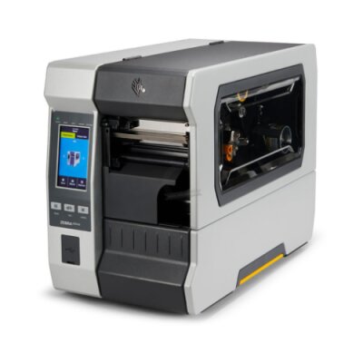 Drukarka termotransferowa Zebra ZT61A; Micro Label Printer, 4", 600 dpi, Euro and UK cord, Serial, USB, Gigabit Ethernet, Bluetooth 4.1, USB Host, Tear, Color Touch, ZPL