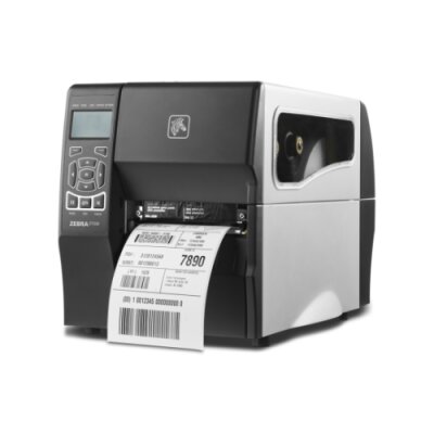 Drukarka termiczna ZT230 Zebra; 203 DPI, Serial, USB, INT 10/100, Obcinak z uchwytem na etykiety