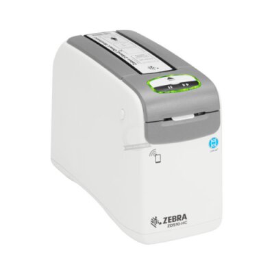 Drukarka termiczna ZD510-HC Zebra; Wristband, ZPL II, XML, 300 dpi, EU and UK Cords, USB, USB Host, Ethernet only