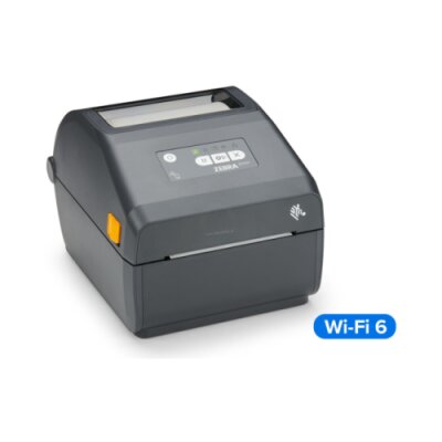 Drukarka termiczna Zebra ZD421; 203 dpi, USB, USB Host, Modular Connectivity Slot, 802.11ax, BT5.3, ROW, EU and UK Cords, Swiss Font, EZPL