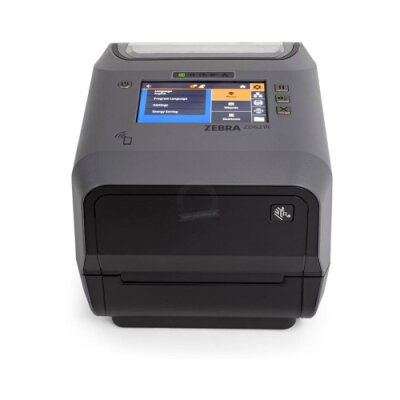 Drukarka termotransferowa Zebra (74/300M) ZD621R; Color Touch LCD; 300 dpi, USB, USB Host, Ethernet, Serial, 802.11ax, BT5.3, ROW, RFID - UHF, EU and UK Cords, Swiss Font, EZPL