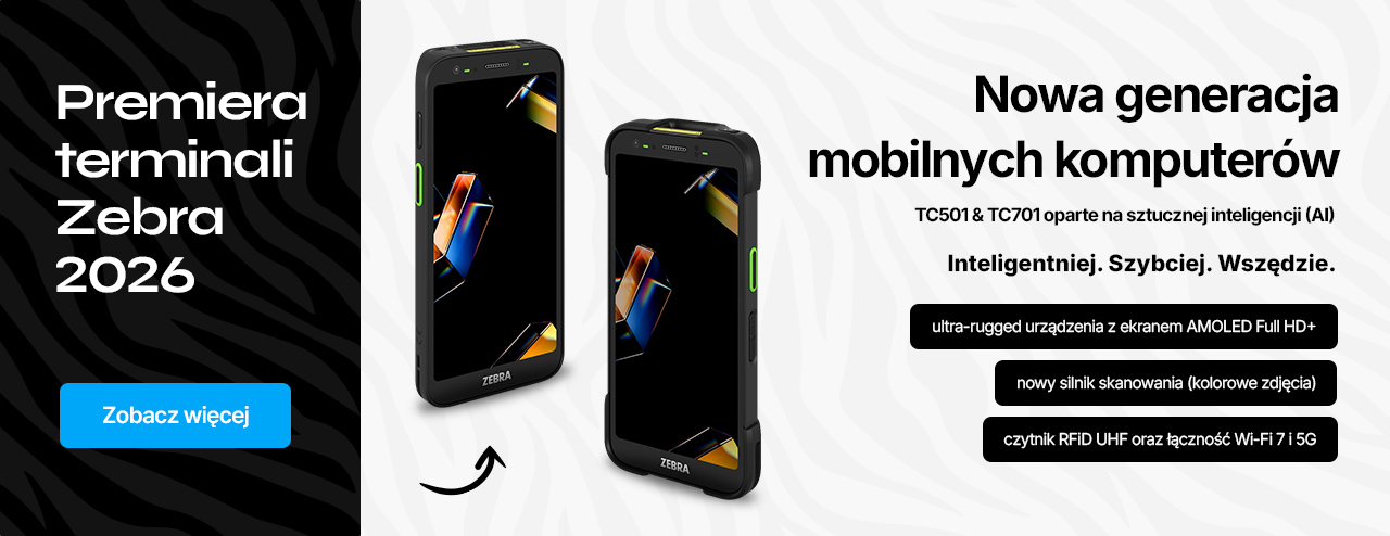Premiera terminali Zebra TC501/TC701